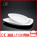 P &amp; T porcelana fábrica de placas de tesoro de porcelana, platos blancos profundos, placas de postre